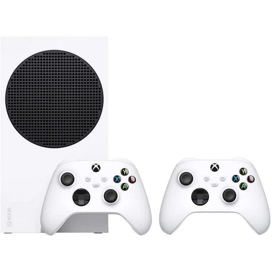 Microsoft Xbox -Series- -S- Gaming Console 512GB-White (Digital Version) with Extra Controller